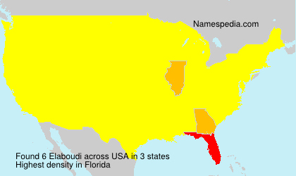 Surname Elaboudi in USA