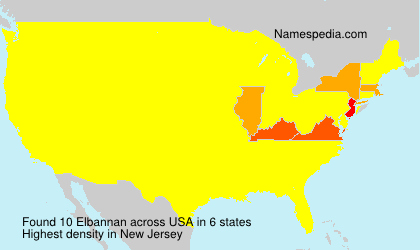 Surname Elbannan in USA