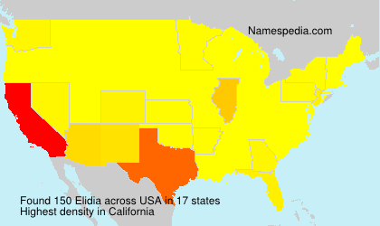 Surname Elidia in USA