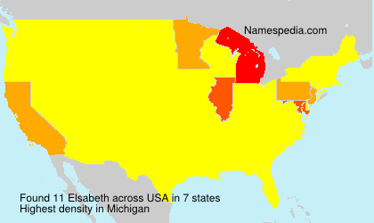 Surname Elsabeth in USA