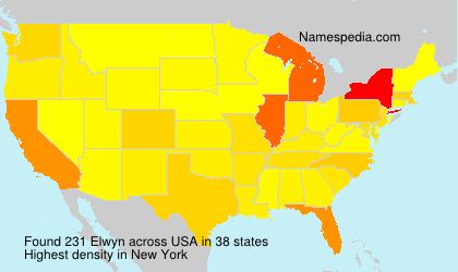 Surname Elwyn in USA