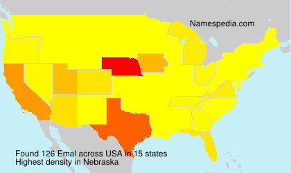 Surname Emal in USA