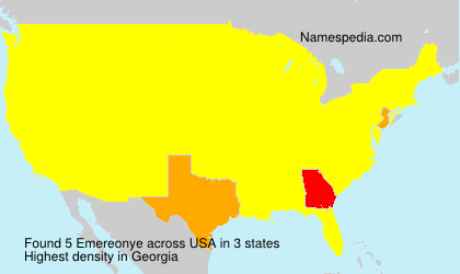 Surname Emereonye in USA