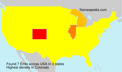 Surname Emki in USA