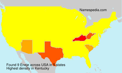 Surname Eneje in USA