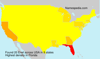 Surname Enel in USA