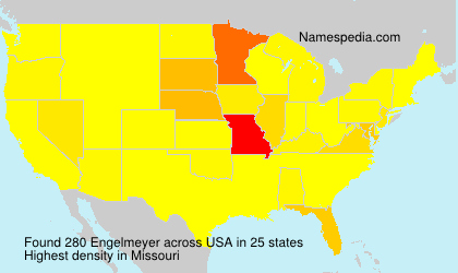 Surname Engelmeyer in USA