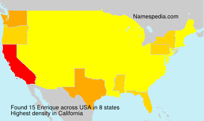Surname Enrrique in USA