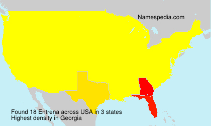 Surname Entrena in USA