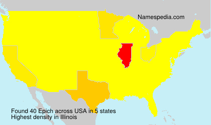 Surname Epich in USA