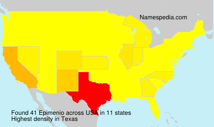 Surname Epimenio in USA
