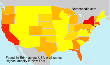 Surname Erinn in USA