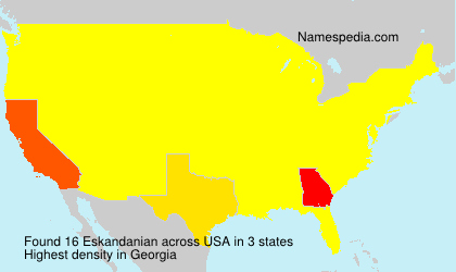 Surname Eskandanian in USA