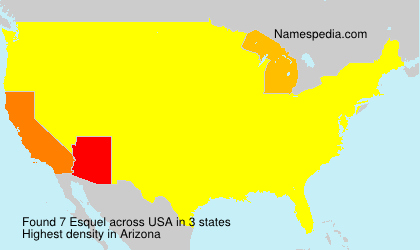 Surname Esquel in USA