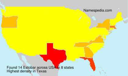 Surname Estobar in USA