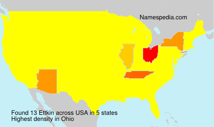 Surname Ettkin in USA