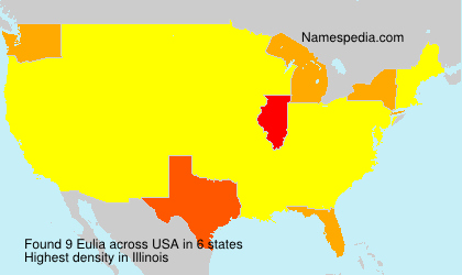 Surname Eulia in USA