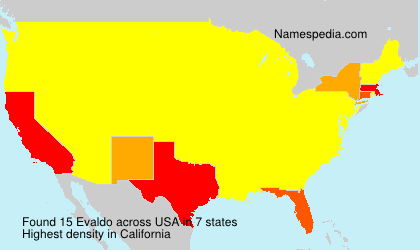 Surname Evaldo in USA