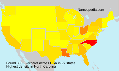Surname Everhardt in USA