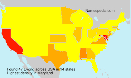 Surname Eyong in USA