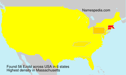 Surname Ezold in USA