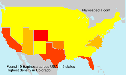 Surname Ezpinosa in USA