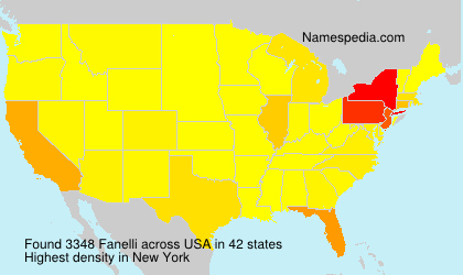 Surname Fanelli in USA