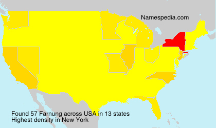 Surname Farnung in USA