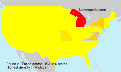 Surname Fasca in USA