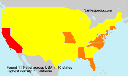 Surname Feifei in USA