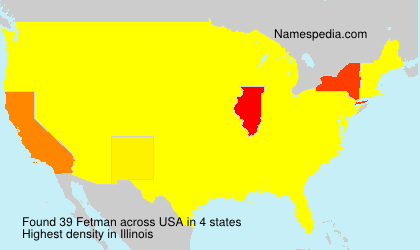 Surname Fetman in USA