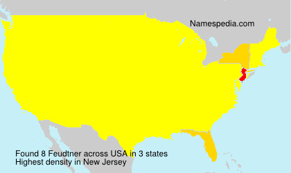 Surname Feudtner in USA
