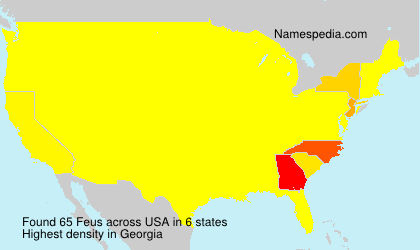 Surname Feus in USA
