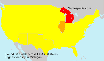 Surname Fialek in USA