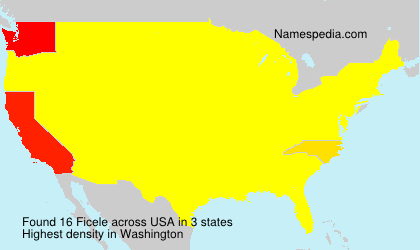 Surname Ficele in USA