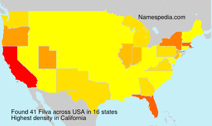Surname Filva in USA