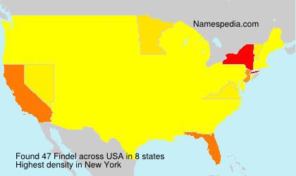 Surname Findel in USA
