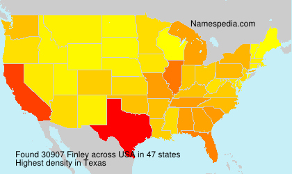 Surname Finley in USA