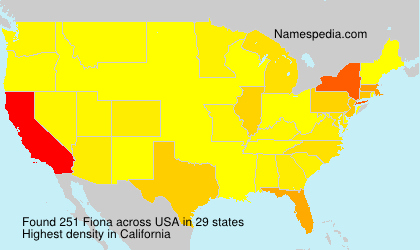 Surname Fiona in USA