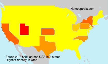 Surname Fischli in USA