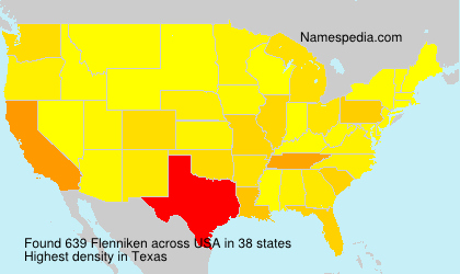 Surname Flenniken in USA