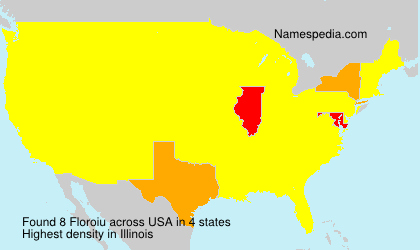 Surname Floroiu in USA