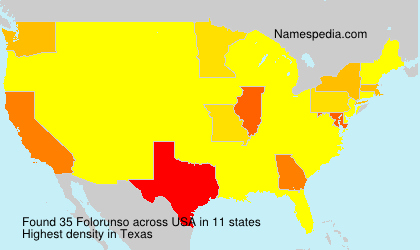 Surname Folorunso in USA