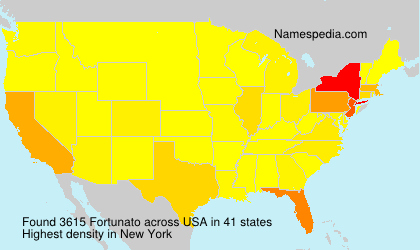 Surname Fortunato in USA