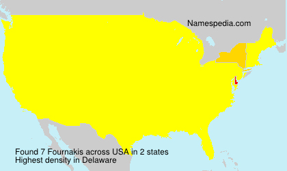 Surname Fournakis in USA