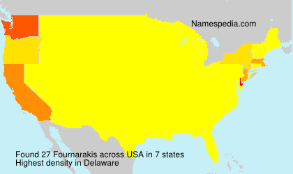 Surname Fournarakis in USA