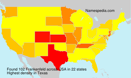 Surname Frankenfeld in USA