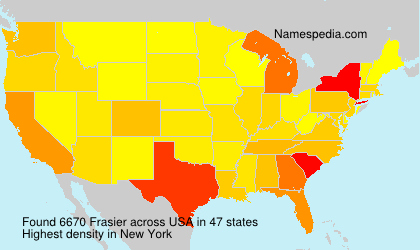 Surname Frasier in USA