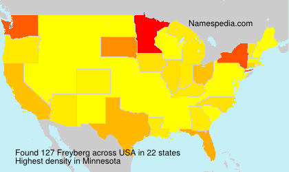 Surname Freyberg in USA