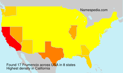 Surname Frumencio in USA